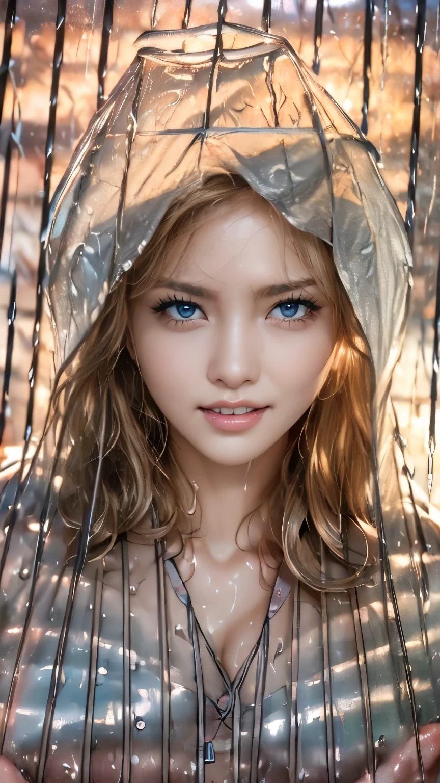 Realistic, High resolution, Soft Light,1 Japanese female, alone, nudy, Hip Up, Glowing Skin, (Detailed face),, Pink's high school uniform, night, Blonde, Wavy Hair, spouse, Inviting eyes, The spouse&Perspective, Attractive appearance, Sexy smile, Perfect Style, Perfect balance, Fine skin, Naughty look, ( I can see through my skin when wet in the rain:2), (Large firm bouncing busts), midnight city, Shinsaibashi Osaka Japan