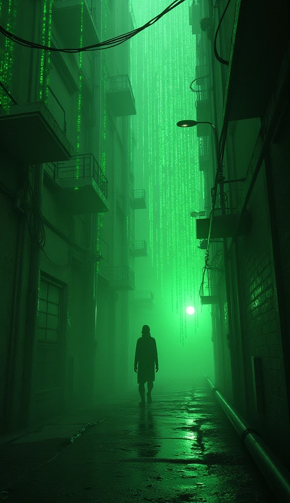  Matrix Program World、Mysterious Alley、The world of green letters 