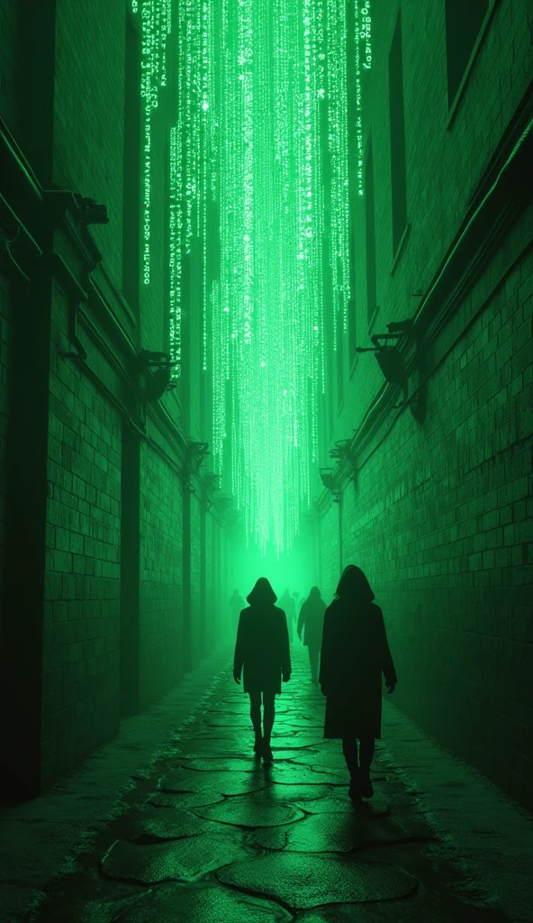  Matrix Program World、Mysterious Alley、The world of green letters 