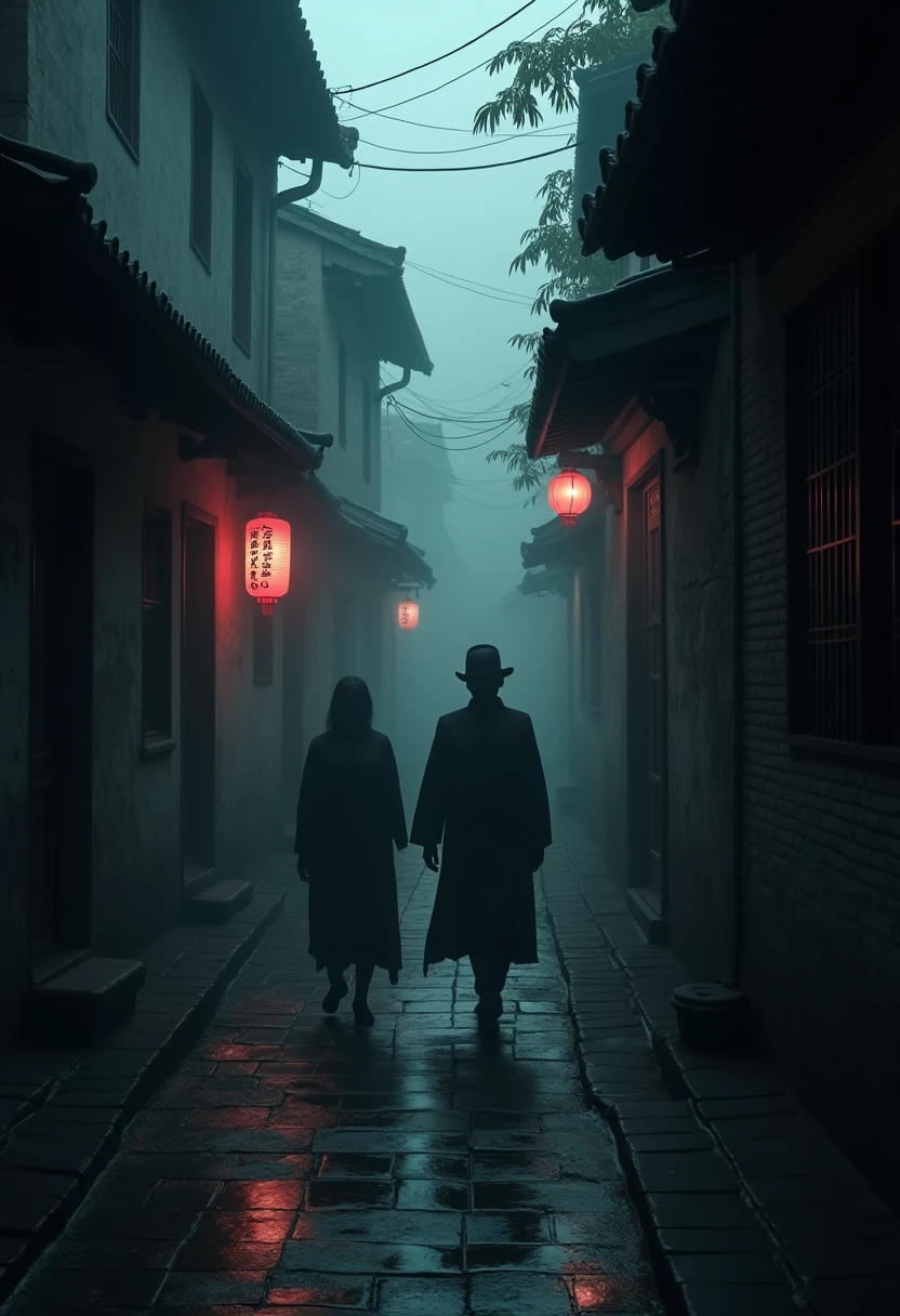 Mysterious Alley、 China's Hutong 、novel「Subaru in the Sky 」Image of、 There Are Mysterious People、 Mysterious Back Alley 、 high-definition real photo 、 sophisticated design 、 advanced lighting technology 、8k Quality、