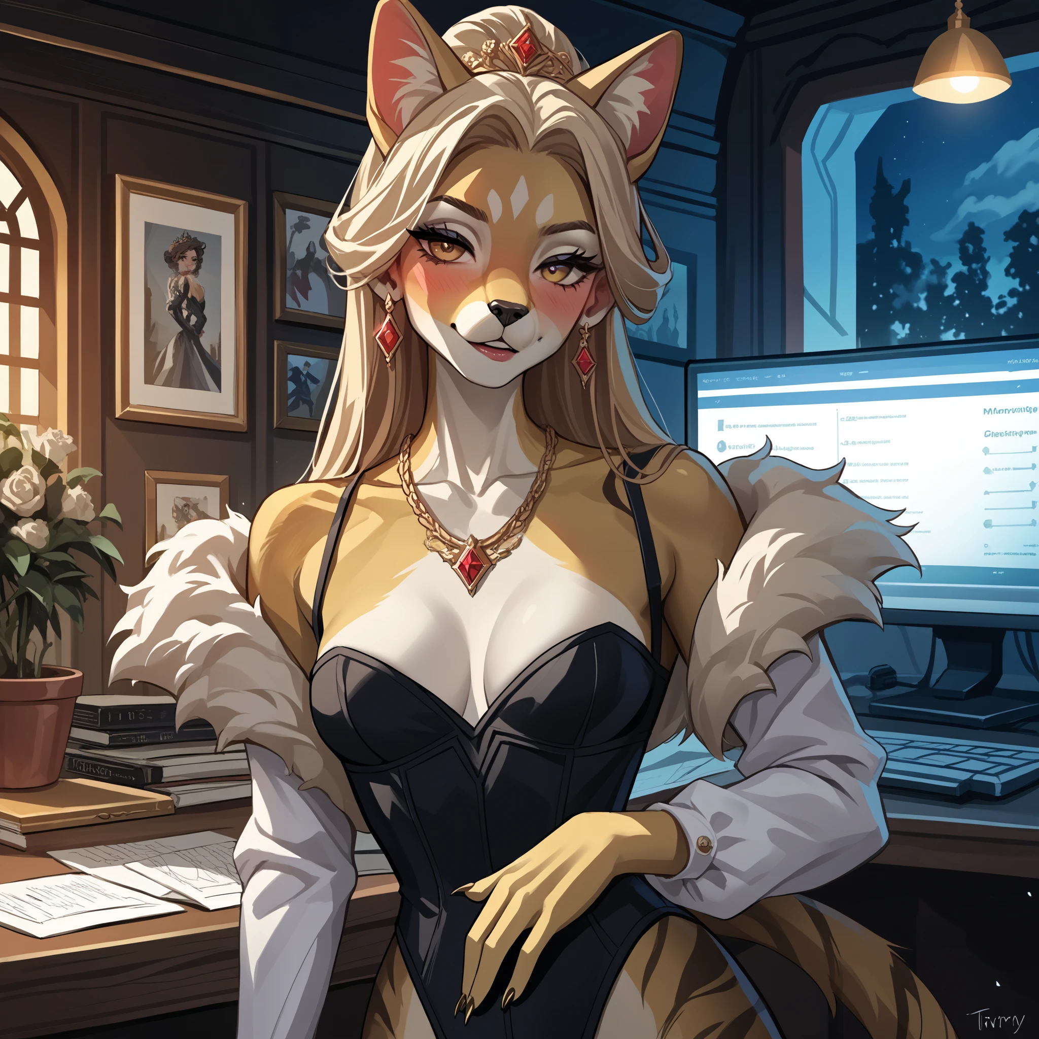 (zPDXL2), (PonyXLV6_Scores), source_anime, source_anthro, source_furry, rating_explicit, Expressiveh, asymmetric image, BREAK
t4s14,
Girls, multiple girls, masterpiece, dressed, clothed, fashion dresssing, fashion posing