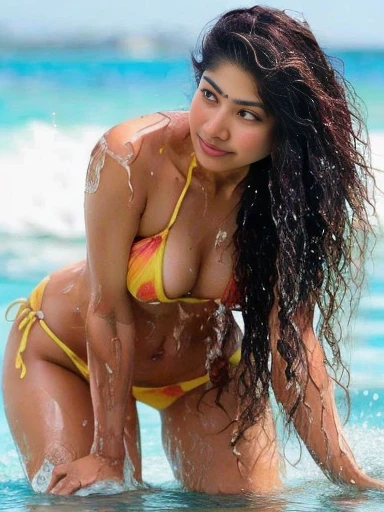 Indian cute 30 years old marriage BBWs Women life like, high - resolution single women with a perfect figure Super fine face and eyes, slong hair, small Tank top blue Colour swimming bikini, Wearing a traditional bikini, bulky figure, huge big extra large and full chubby body, looking front, fair complexion, pond backgrounds. Hung breast, Plus size model, 4k, 8k,