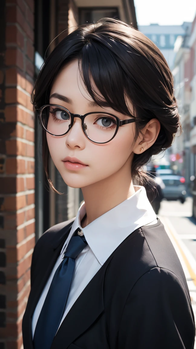 uniform、soldier、Glasses、Beauty、nice、 Realistic