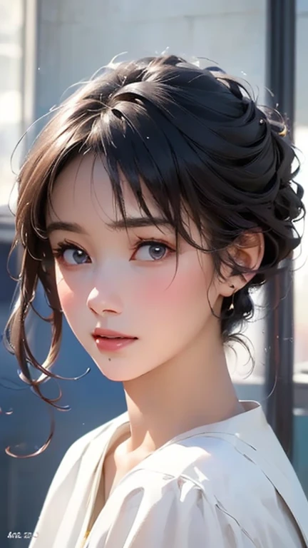 ((Best Quality)),(超 high definition),( very detailed),( detailed instructions),(( best CG )),(masterpiece), super detailed art、(Best Quality、8k、32K、masterpiece)、(Realistic)、(Realistic:1.2)、( high definition)、 very detailed、  very beautiful face and eyes、1 female、 thin waist、Delicate body、(Best Quality、 Attention to Details、 rich skin)、(Best Quality、8k、Oil paint:1.2)、 very detailed、(Realistic、Realistic:1.37)、 bright color、 Beautiful Japanese Women、  detail face  、 smooth skin、(masterpiece:1.2, Best Quality), (Realistic, photoRealistic:1.4),  beautiful illustrations from the front, ( natural side lighting ,  movie lighting ),  depth of written boundaries , 
