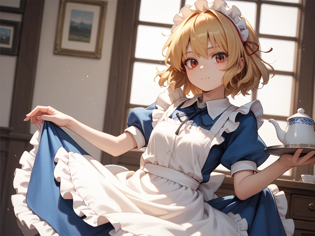 1 girl maid Touhou