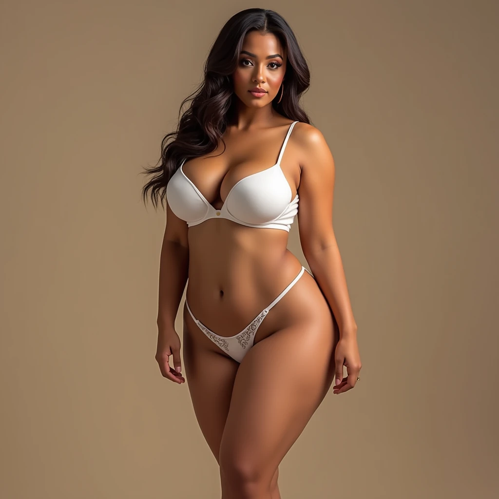 RAW photo,candid photograph, full body,photo of a beautiful,influencer,30yo Kurdish woman, detailed skin, naked, looking at viewer, thick body structure,white background,no background, candid pose,blue light, film grain, kodak color, instagram LUT