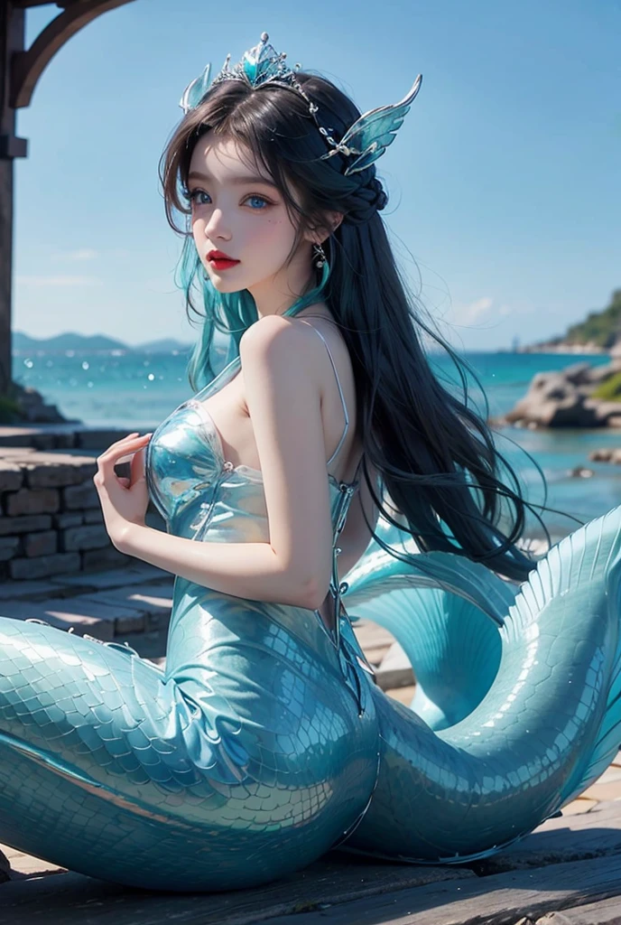 pretty korean mermaid mermaid with breasts