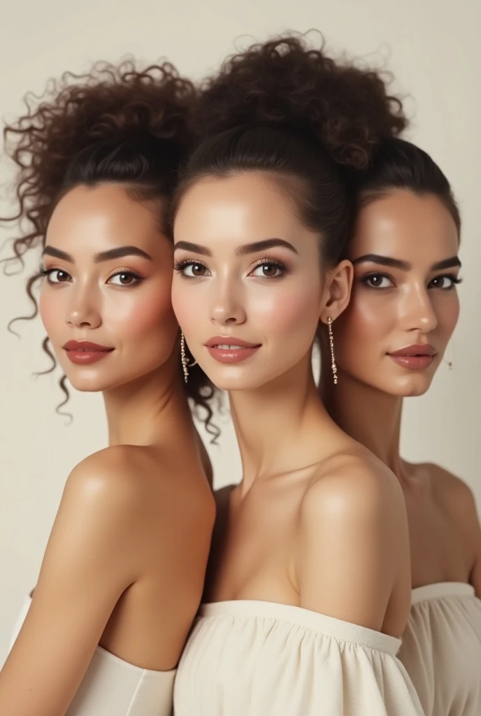 Lovely beautiful women to sell makeup
