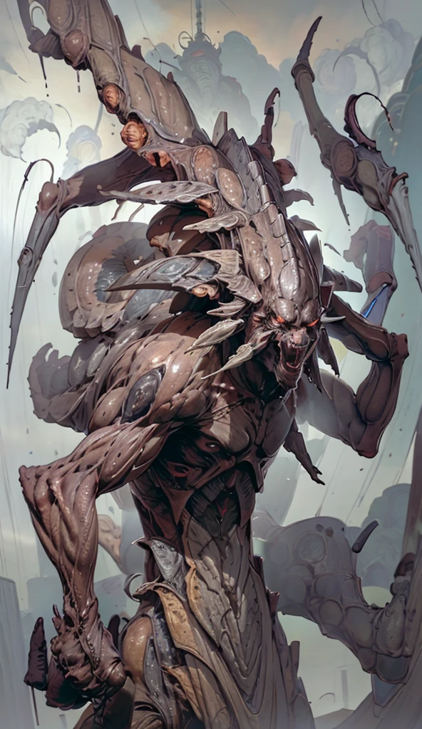 A tree with humanoid features, monstrous aspects, and twisted branches