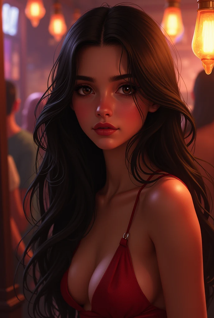 a hot girl ni the poon