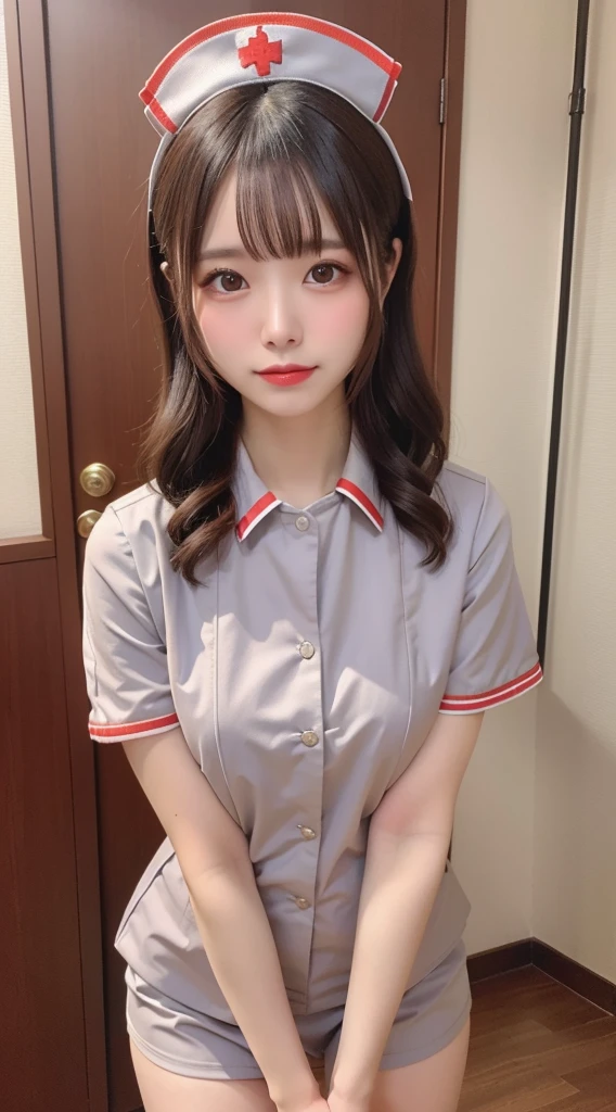 Japanese high school student,short sleeve sailor suit,(((twin tails)))、(((ＢCup Chest)))、