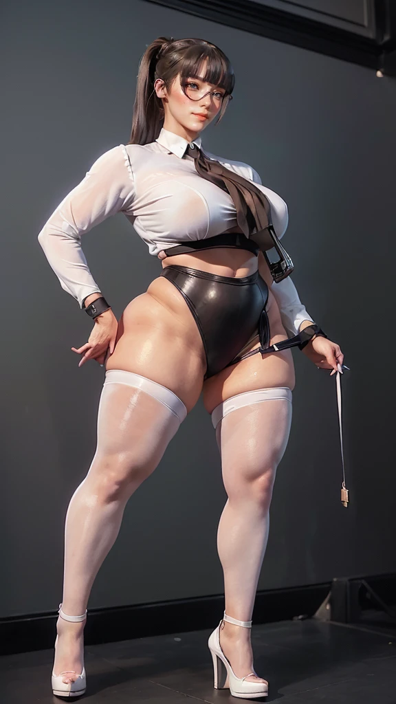 The prompt is: voluptuous, long Green hair, thick thighs, 8K, 4K, best quality, high resolution:1.2), cute anime face, noise reduction, full body portrait, sparkling blue eyes, gentle smile, rounded, wearing a headband, naked, standing position, T-back that digs into the buttocks, barefoot, toned abs, muscular arms, muscular legs, in a bedroom, (((exposed nipples))). Rear view, Turning around, young face, anime chic eyes, at church
Please note that the prompt should be in English and should not include any explanations or sentences.