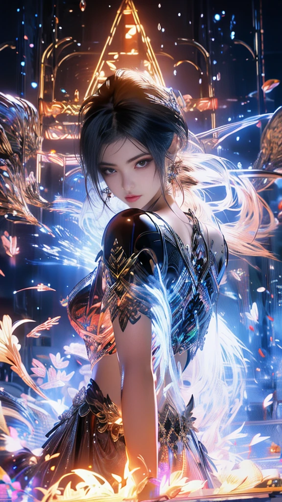 Solo, Octane Rendering,1 beautiful woman, Wuxia World, (1 Girl),kneeling,close of butt, Chinese Immortal Wuxia, star shape pupils,Shiny eyes,chinese coil bun, hair pin, red Lips, (young), Facial Highlight, upper half body, Detail Face, White skin, Look at the audience, Big Eyes, Earrings, slender fit body, Professional Lighting, photons mapping, Light Energy Transfer, physics based rendering(Physically Based Rendering), 8K UHD, SLR (Windows Relax), Soft light, High Quality, high resolucion, (Very detailed CG unity 8k wallpapers)