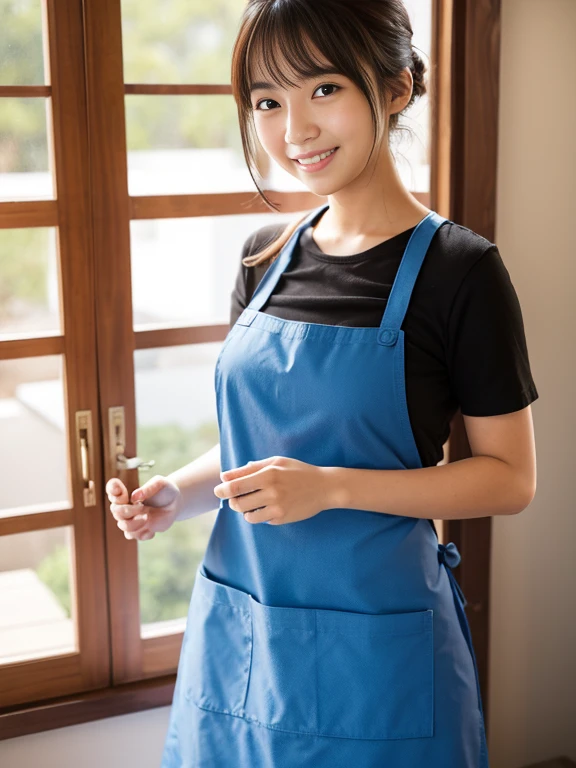 Japanese women、kitchen、Cooking apron、cooking