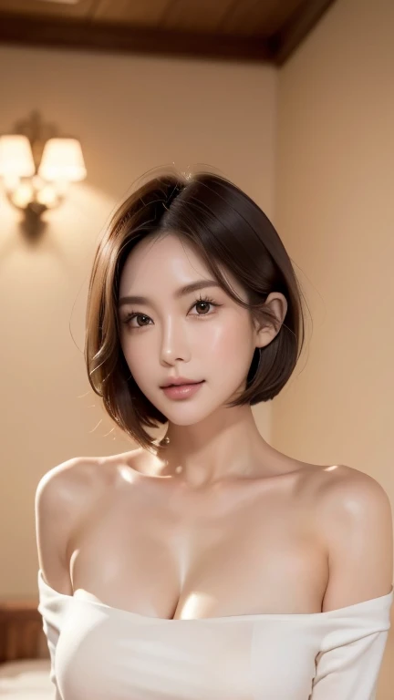 master piece、master piece、quality、quality、Topless、breast enhancement、Pink nipples and upturned breasts、realistic、unified、8k wallpaper、official art、unified8K墙 、Ulzzang-6500、(original: 1.2)、(realistic: 1.4)、super detailed、High resolution、super detailed,Gorgeous, finely, cinematic lighting, , (Brown|brunette:1.4), medium hair, (real looking skin:1.2), (light Brown-skinned:1.2),
