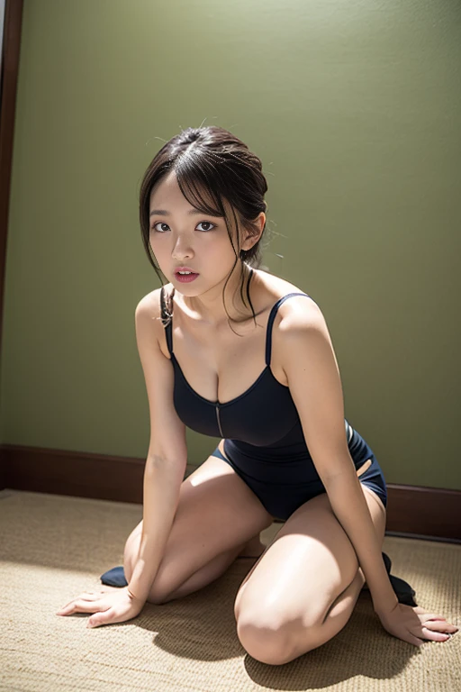 
(Leg spread、kneel、Don&#39;t hide your crotch):2.5、mini sports bra:2.5、 beautiful boobs that are on the skin:2、Boob Emphasis:2、 Model Pose :2、whole body:2、  Japanese、  high school students、1 woman、Big Eyes、 double eyelids 、 Thick lips、 beautiful face、shame:2、Center of chest:1.5、 Chest emphasis  :2、belly button:2、(masterpiece、Best Quality、 professional lighting、  colorful background :2、Accurate,  解剖学的にAccurate,  Ultra-fine,   very detailed ,    Textured Skin  , ):2、 The , smile, 