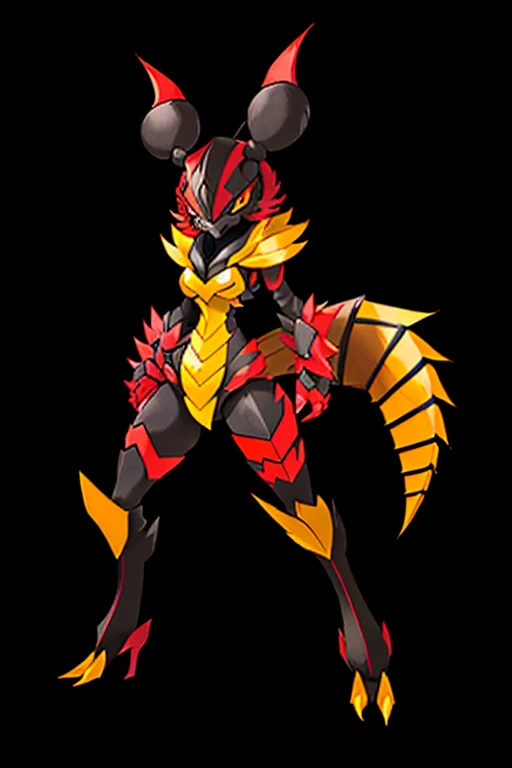 sexrobot, full body, mechanical dragon tail, camel toe, standing