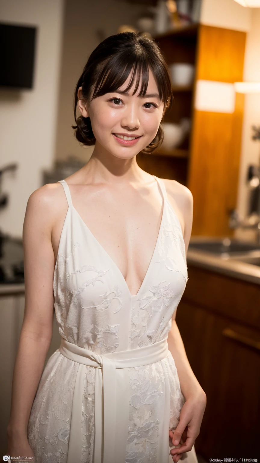 "(highest quality,8K,High resolution,masterpiece:1.2),Super detailed,(realistic,photorealistic,photo-realistic:1.37),soft focus,18-year-old,beautiful and detailed face,Detail view,renaissance art,delicate artwork,kitchen,kitchen apron,age girl,seductive lingerie,Gentle milk dripping onto my chest, Bright colors,studio lighting"