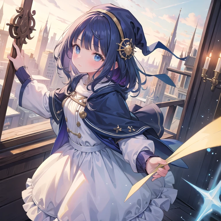  1 girl,  wizard,Have,  extremely detailed, (masterpiece, Best Quality:1.2)