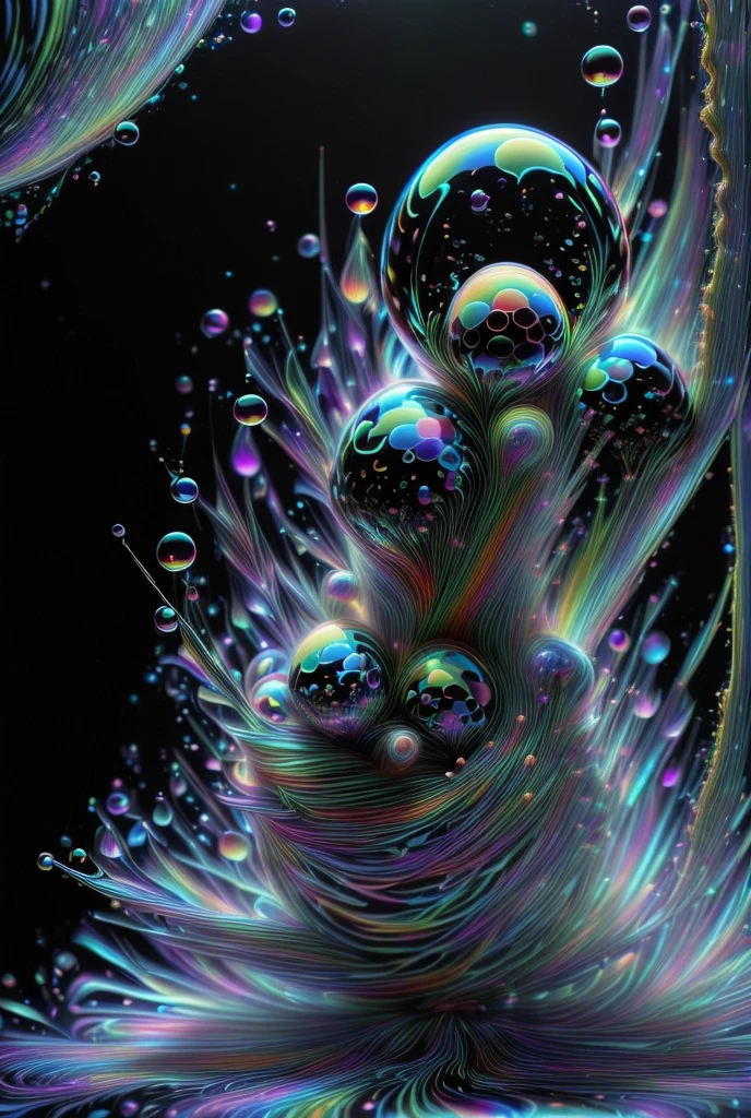 An image of light emerging from colors in a psychedelic dream, shimmering glass morphing out of colors, trippy vibrant colors, perfectly formed beautiful reflective bubbles, attention to detail on the bubbles and spheres, beautiful psychedelic digital art, pixel art, trippy colors, 4d mandelbulb psychedelics, glass like psychedelic landscape, intricate rainbow environment, psychedelic underwater brightness, neon colors, bright fluorescent colors, psychedelic trip, fluorescent psychedelic aesthetic, psychedelic vibrant colors, bright psychedelic neon colors, paint splattered backgrounds,swirling spirals and vortex, bright vibrant colors popping out from 3d glass spheres, Pixel Assets, Portrait photography, surrealism, Photorealistic, Hyperdetailed, Glass Morphism, Digital Art, Sparkle, Optical Illusion, Glowing Light, Reflection Light, Overexposure, Backlighting, Depth Of Field, Rotational Symmetry, UHD, High Details, High Quality, Super Detailed, Best Quality, Award Winning, Masterpiece