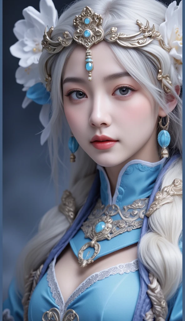 un gros plan d&#39;une femme portant une robe noire et un casque doré, beau rendu de la dynastie Tang, palais ， une fille en hanfu, une belle impératrice fantastique, tendance sur cgstation, inspiré de Du Qiong, par Yang J., style chinois, oeuvre d&#39;art dans le style de guweiz, inspiré de Lan Ying, belle peinture de personnage