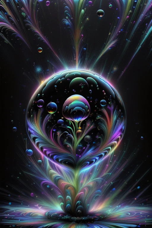 An image of light emerging from colors in a psychedelic dream, shimmering glass morphing out of colors, trippy vibrant colors, perfectly formed beautiful reflective bubbles, attention to detail on the bubbles and spheres, beautiful psychedelic digital art, pixel art, trippy colors, 4d mandelbulb psychedelics, glass like psychedelic landscape, intricate rainbow environment, psychedelic underwater brightness, neon colors, bright fluorescent colors, psychedelic trip, fluorescent psychedelic aesthetic, psychedelic vibrant colors, bright psychedelic neon colors, paint splattered backgrounds,swirling spirals and vortex, bright vibrant colors popping out from 3d glass spheres, Pixel Assets, Portrait photography, surrealism, Photorealistic, Hyperdetailed, Glass Morphism, Digital Art, Sparkle, Optical Illusion, Glowing Light, Reflection Light, Overexposure, Backlighting, Depth Of Field, Rotational Symmetry, UHD, High Details, High Quality, Super Detailed, Best Quality, Award Winning, Masterpiece