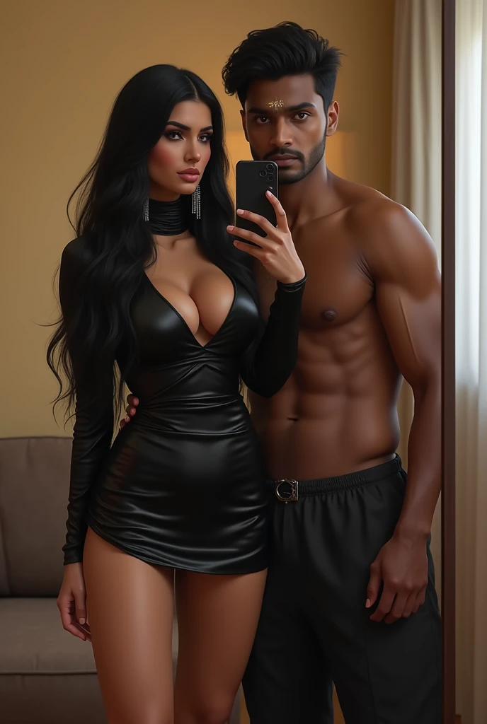 Naked femboys with black clothes