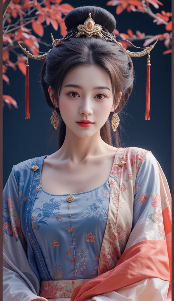 un gros plan d&#39;une femme portant une robe noire et un casque doré, beau rendu de la dynastie Tang, palais ， une fille en hanfu, une belle impératrice fantastique, tendance sur cgstation, inspiré de Du Qiong, par Yang J., style chinois, oeuvre d&#39;art dans le style de guweiz, inspiré de Lan Ying, belle peinture de personnage