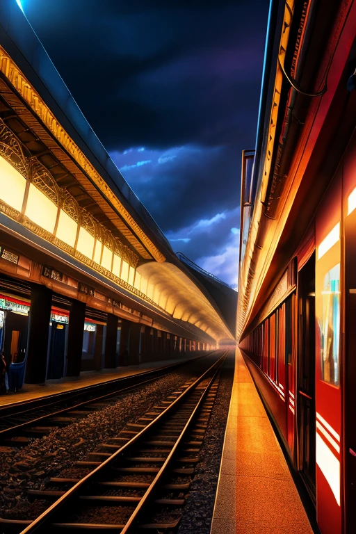 a mob of muscular kangaroos wearing thick diapers, waiting at a railway station, highly detailed, hyper realistic, 8k, photorealistic, professional, cinematic lighting, dramatic lighting, vivid colors, lush environment, intricate details, extreme realism, photorealistic rendering, volumetric lighting, atmospheric, cinematic composition, award-winning, stunning, beautiful, breathtaking, masterpiece