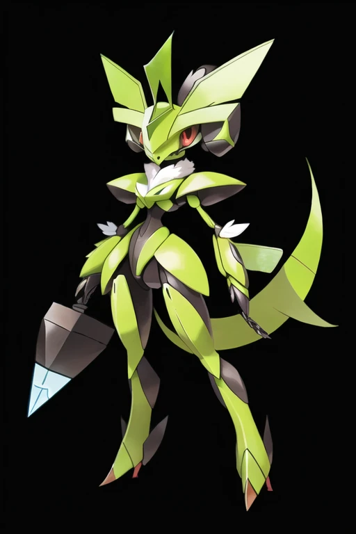 Female furry grasshopper pokemon ai fan style