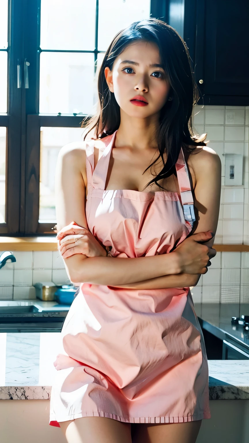 Big Breasts　 naked apron