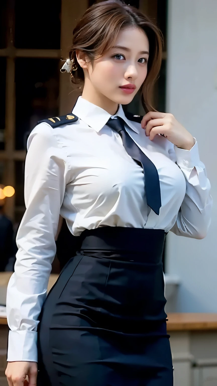 Big Breasts　Busty　 Stewardess