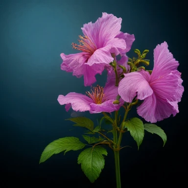 Woman and flower, beksinskiart