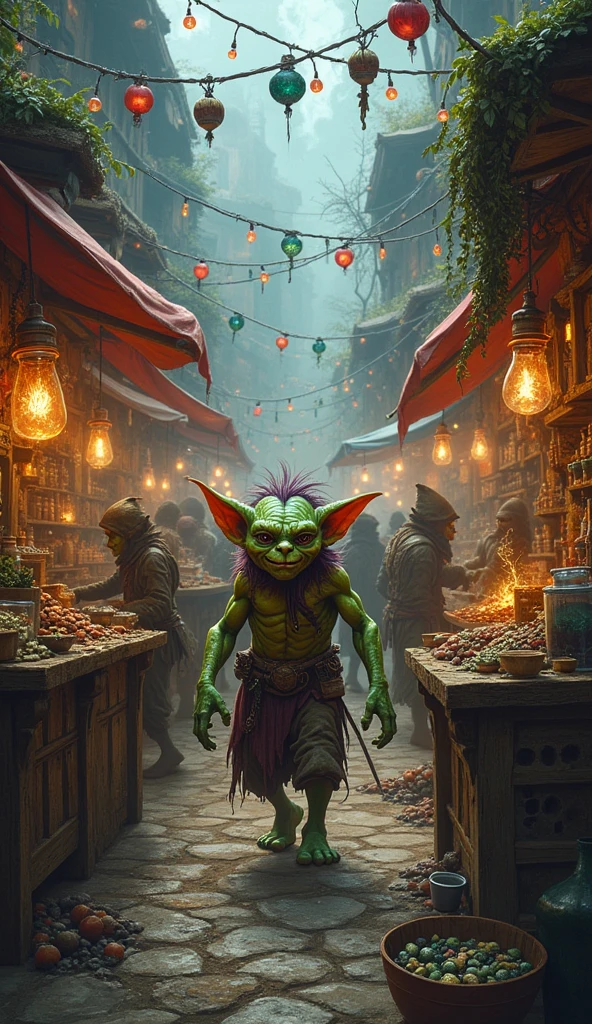 masterpiece, absurdres, best aesthetic, ultra-detailed, inside dirty room,many man,goblin,drinking party,fantasy,home party