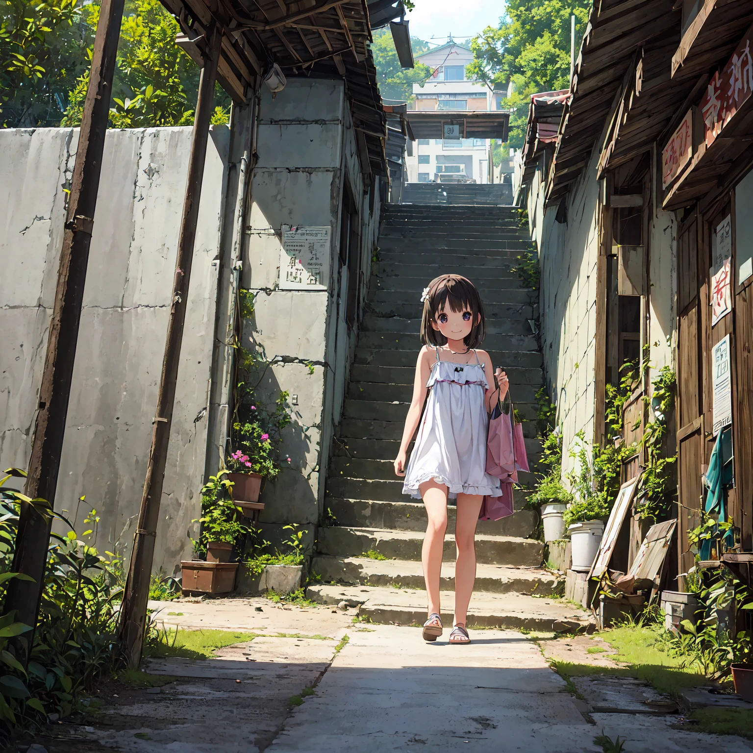 
(masterpiece、Best Quality)、((3 girls、Girl in summer clothes 、Detailed face、smile))、Have fun with everyone 、(Poor conditions)、Figure-centered composition、( housing complex、An abandoned hot spring town 、Dark and unsanitary、Bulky garbage、Battleship Island:1.2、Stairs to the basement、 underground shopping mall)、 perfect anatomy 