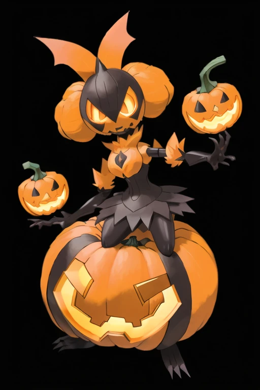 Female creature pumpkin woman pokemon ai fan style