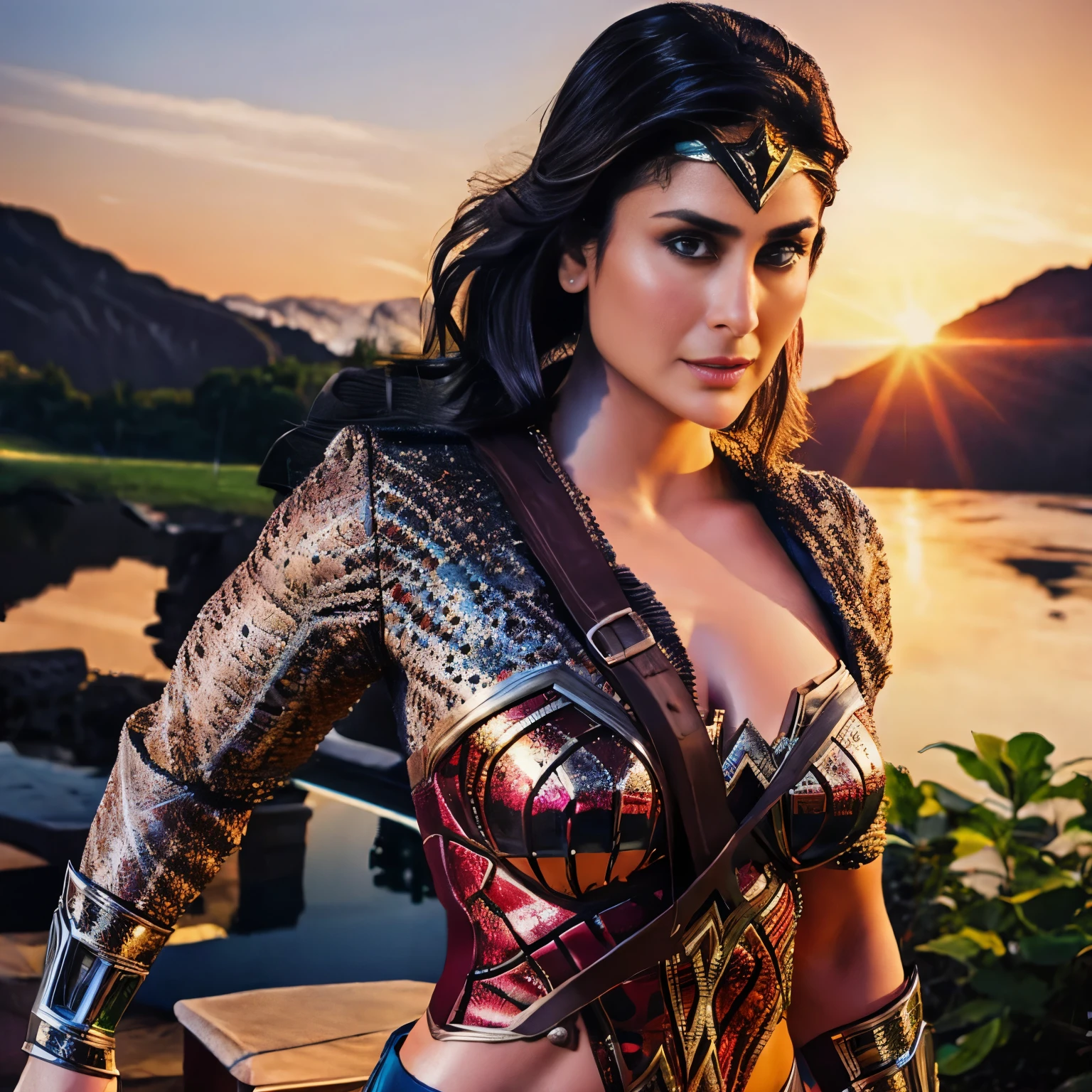 Kreena kapoor as sexy wonder woman
