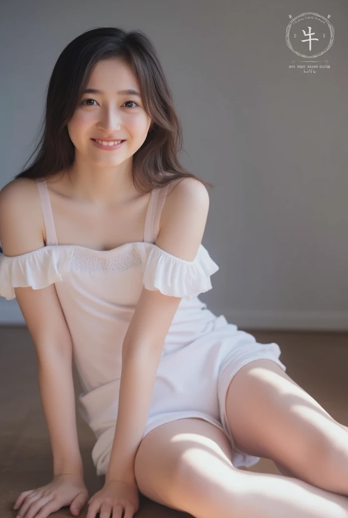 (white panty:1.5), knees up, skirt, , topless, (Professional portrait, Professional Writing) ,masterpiece,最high quality,Realistic,8k,Official Art, Ultra-high resolution, (Cowboy Shot:1.2),(slim:1.4),,Shining Cheeks ,(Glowing Skin:1.3),(himecut:1.2),(Blonde gradient hair:1.2), 8k,high quality, Super detailed, 最high quality, Very detailed, beautiful , (Professional portrait, Professional Writing) ,masterpiece,最high quality,Realistic,8k,Official Art, Ultra-high resolution, Shooting from below, , , beautiful girl, Vivid and cute, (spread legs:1.45), Straight bangs, Medium Hair、, , , 、Show your panties neatly from the front, (Japanese junior high school girls like this one:1.4), Pale-skinned girl, , , necklace, (15 years old:1.3), , , ,, 8k, , Plain eyes、, , , realistic girl, beautiful girl、(kawaii college student:1.5), I am studying, Brown Hair、Cheerleader、ribbon、smile, アイドルステージ, , Showing teeth, (Small face:1.05)