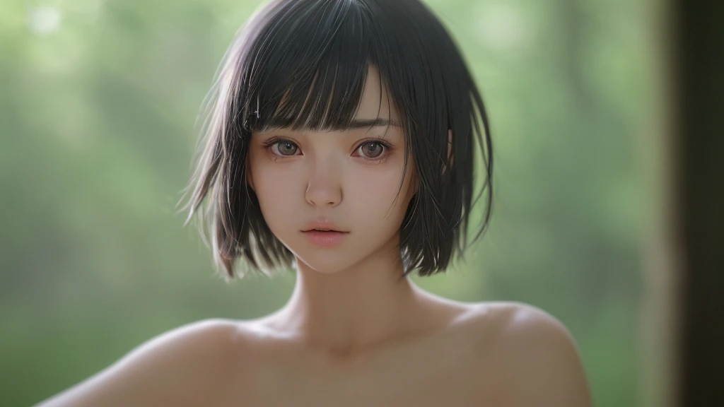 ((sfw: 1.4)), ((sfw, extra short hair, sidelocks-hair, 1 Girl)), Ultra High Resolution, (Realistic: 1.4), RAW Photo, Best Quality, (Photorealistic Stick), Focus, Soft Light, (()), ((Japanese)), (( (young face))), (surface), (depth of field), masterpiece, (realistic), woman, bangs, ((1 girl))