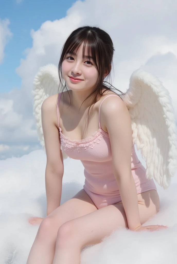 Naked shaved elementary school student,An angelic, young smile,6 year old child&#39;s body type