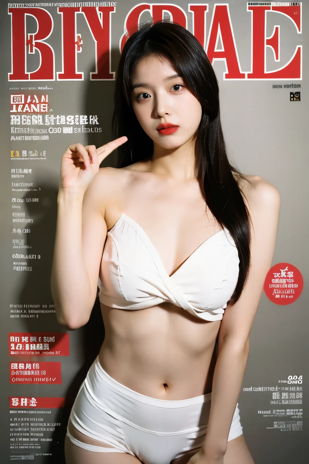 Super beautiful eyes、innocent face, (((realisitic)))a picture, ​masterpiece, top-quality, 1girl in, a slender waist, top-quality, pale-skinned, Black background, (Face and eye details:1.1), Unique, red blush, ((full of shyness)), extremely delicate and beautiful girl, dynamicposes, (to8contrast style), torch clothes, naked body, nude, full naked, showing, beatiful tits, hard nipples, magazine kawaii underware cover, wet body, seductive smile, innocent face, at public place, 18 old years, standing out, showing butt, medium breast