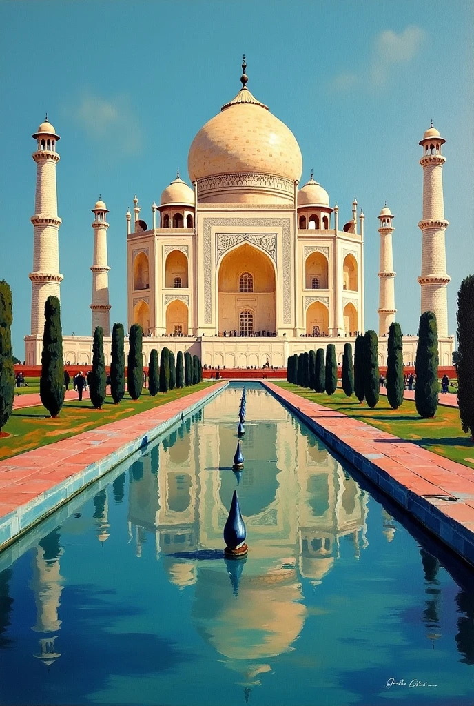 Cheenee ka rauza, Agra full monument at the time of the great Mughal era, realistic