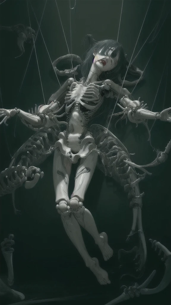 (masterpiece, top quality, best quality, official art, beautiful and aesthetic:1.2), (1girl:1.3), extreme detailed,colorful,highest detailed ((ultra-detailed)), (highly detailed CG illustration), ((an extremely delicate and beautiful)),(from side),cinematic light,((1mechanical girl)),solo,full body,(machine made joints:1.2),((machanical limbs)),(blood vessels connected to tubes),(mechanical vertebra attaching to back),((mechanical cervial attaching to neck)),(sitting),expressionless,(wires and cables attaching to neck:1.2),(wires and cables on head:1.2)(character focus),science fiction,white background,(blood:1.5)