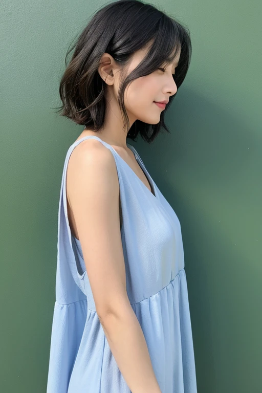 ((Highest quality)), ((masterpiece)), (detailed),Perfect Face,Japanese,Landscape Mature Woman,Upper Body