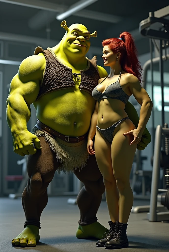 (raw photo, hyper detailed, prime lens, aperture f2, intimate photo:1.2), petite woman, dark eyes remarkable iris, redhead long messy, detailed oily natural skin, dark eyeliner, orgasm, (trainers transparent yellow t-shirt:1.11), (muscle female hulk futa woman cock and huge testicles, squat:1.23), (petite woman kneeling deepthroat futa cock:1.02), (cum dripping from shaft:0.97), (onlyfans:0.78), professional photography, dramatic, soulful, darkly atmospheric, sharp focus,