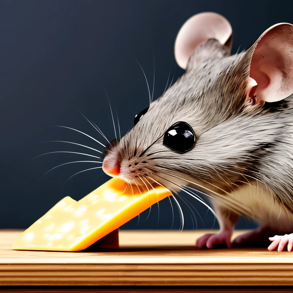 there is a mouse that is sitting inside of a piece of cheese, anthropomorphic cheese wedge, stanley mouse, anthropomorphic mouse, mouse, mouse face, dino mouse, stone art, rock painting, spotted ultra realistic, profile pic, mouse head, 5d, 5 d, r / paintedminis, rock art, & even a little mouse