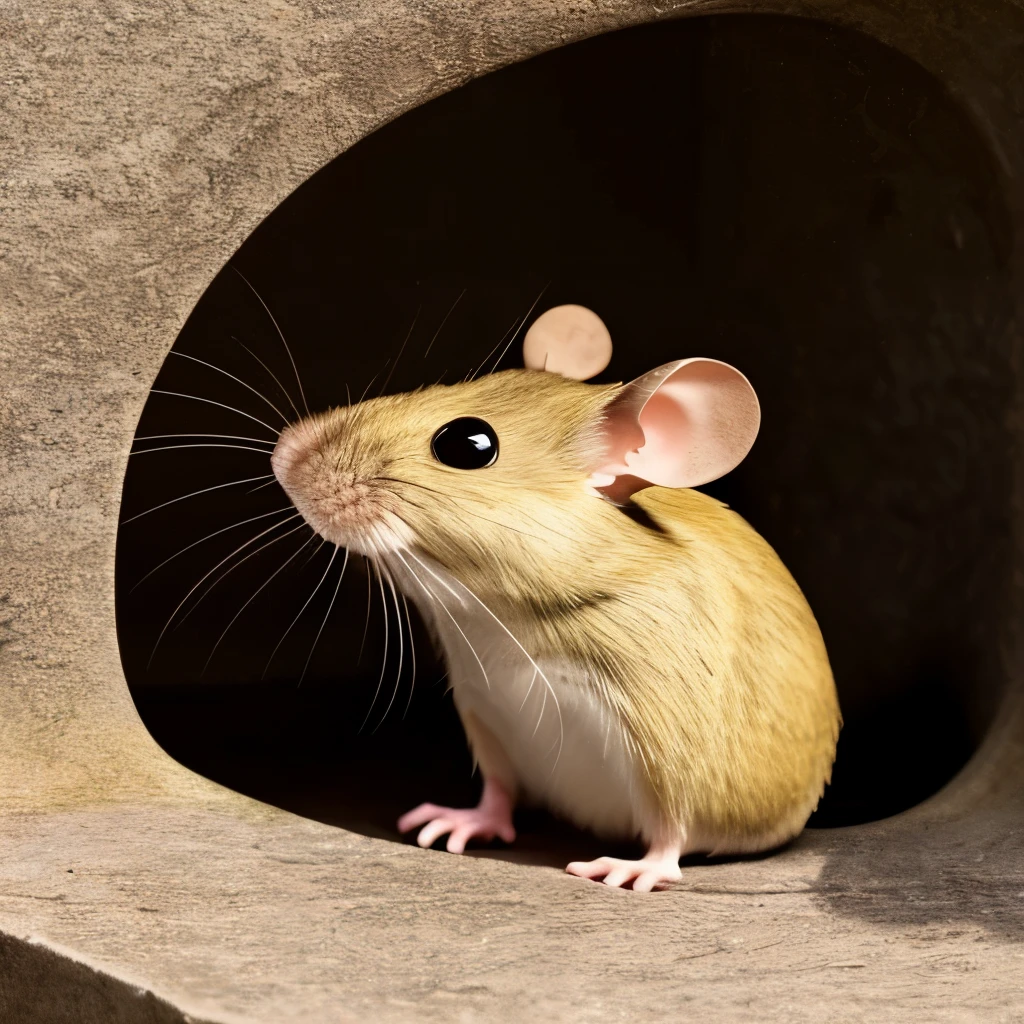 there is a mouse that is sitting inside of a piece of cheese, anthropomorphic cheese wedge, stanley mouse, anthropomorphic mouse, mouse, mouse face, dino mouse, stone art, rock painting, spotted ultra realistic, profile pic, mouse head, 5d, 5 d, r / paintedminis, rock art, & even a little mouse