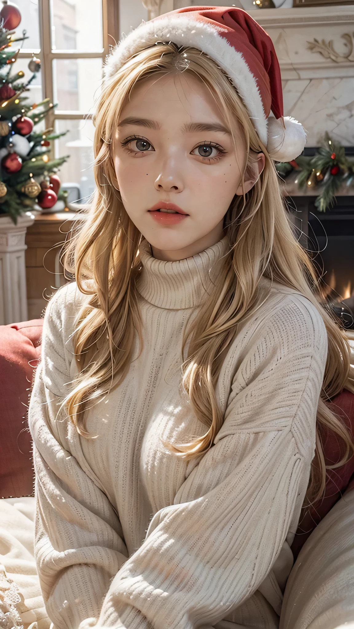 Ellie Fanning face, photorealistic, ultra hd, 8k