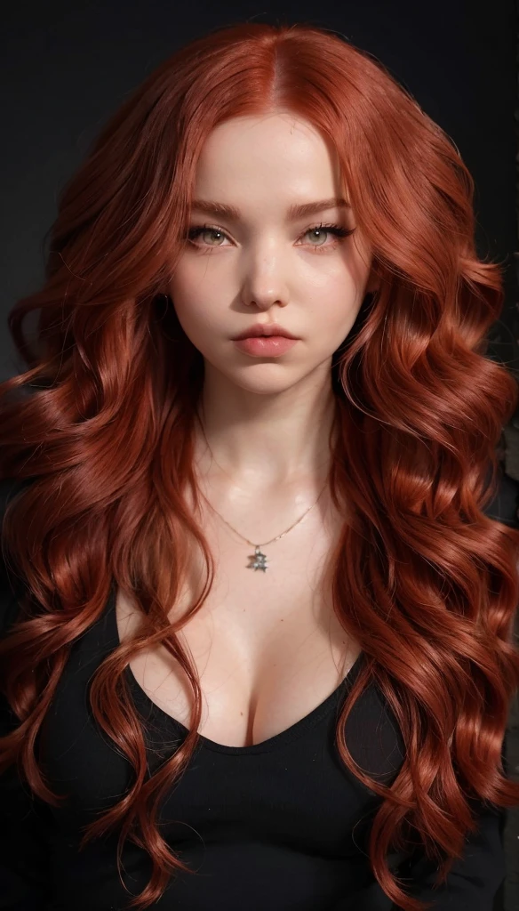 Redhead woman with long hair and piercings posing for a photo, with white long hair, with long white hair, perfect white haired girl, ava max, tifa lockhart with white hair, pale porcelain white skin, anime girl in real life,  with white hair, extremely light red hair, very light red hair, with long red hair, her hair is red