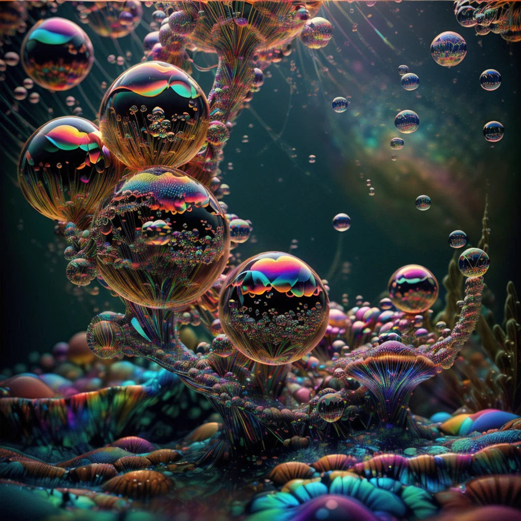 A close up of beautiful bubbles floating on top of each other, LSD, DMT imagery. octane render, psychedelic droplets of water, abstract liquid, and intricate rainbow art. octane render, black 3d fluid simulation,  ethereal bubbles, swirling liquids, and highly detailed, octane render, reflective rainbow bubbles, twisted colors inside of glass spheres, Psilocybin Dream inside an amazing image of light emerging from colors in a shimmering glass morphing out of colors, bright neon and fluorescent colors,very bright, vibrant colors, perfectly formed and symmetrical reflective bubbles and spheres, attention to detail with these beautiful bubbles and spheres, Extreme Hallucinations in a gorgeous piece of  psychedelic digital artwork, Stunning, pixel art, tripped out colors, 4d mandelbulb psychedelics, glass like psychedelic landscape, intricate rainbow environment, psychedelic underwater brightness and glow with neon colors, glowing colors twist inside of translucent glass spheres and bubbles with light and color reflecting off of both in bright fluorescent colors, psychedelic trip, fluorescent and neon aesthetic, psychedelic vibrant colors, bright psychedelic paint splattered backgrounds,swirling spirals and vortex, bright vibrant colors popping out from 3d glass spheres, Rotational Symmetry, Pixel Assets, Portrait photography, Surrealism, Photorealistic, Hyperdetailed, Glass Morphism, Digital Art, Sparkle, Optical Illusion, Glowing Light, Reflective Light, Overexposure, Backlighting, Depth Of Field, Spheres and bubbles show perfect Symmetry, UHD, High Details, High Quality, Super Detailed, Full Focus, Awe inspiring, Shockingly unique wallpaper art, Breathtaking, Indescribably Beautiful, Heaven sent images, Best Quality, Award Winning, MasterpieceA close up of beautiful bubbles floating on top of each other, LSD, DMT imagery. octane render, psychedelic droplets of water, abstract liquid, and intricate rainbow art. octane render, black 3d fluid simulation,  ethereal bubbl